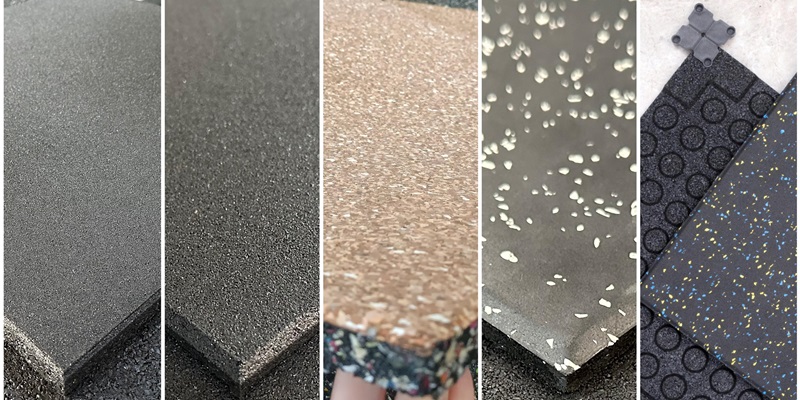 Different Gym Rubber Tiles