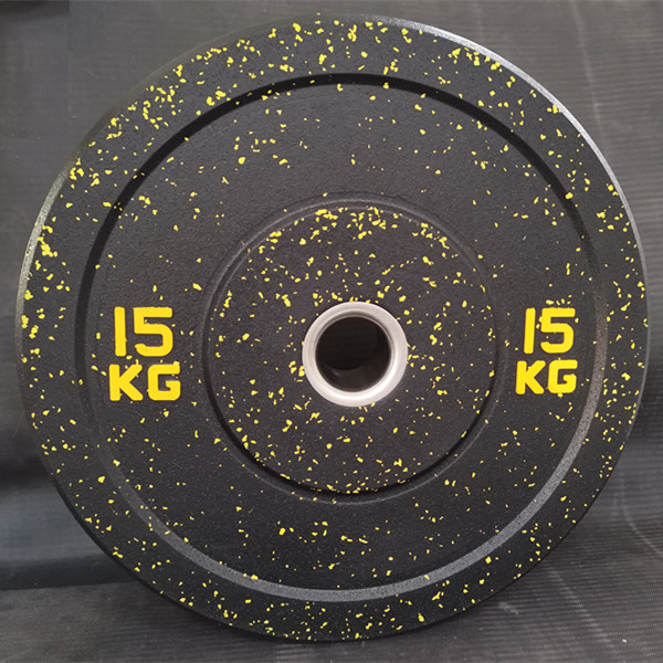 crumb bumper plate with yellow flecks