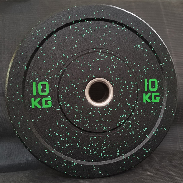 crumb bumper plate with green flecks