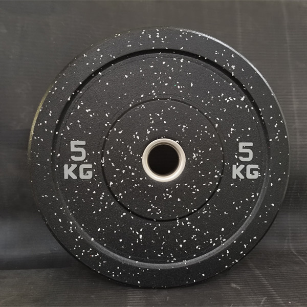 crumb bumper plate with gray flecks