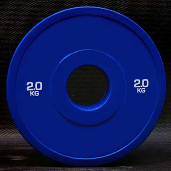 Red camouflage bumper plate